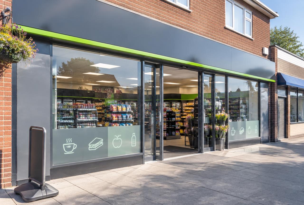 Modern Morrisons Daily partner store, high-footfall parade